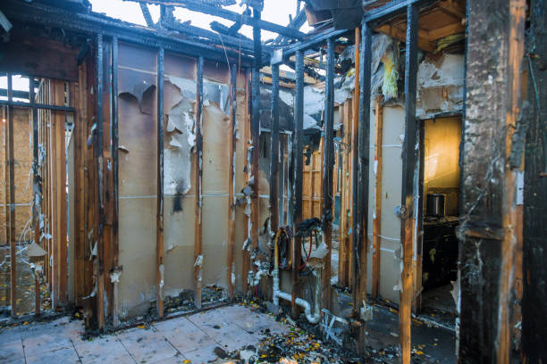 Professional Fire Damage Restoration technician working in Jefferson, TX